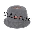 PORKCHOP/HAT-DENIM P（×MASSES）（BLACK）［デニムバケットハット-24春夏］