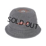 PORKCHOP/HAT-DENIM P（×MASSES）（BLACK）［デニムバケットハット-24春夏］