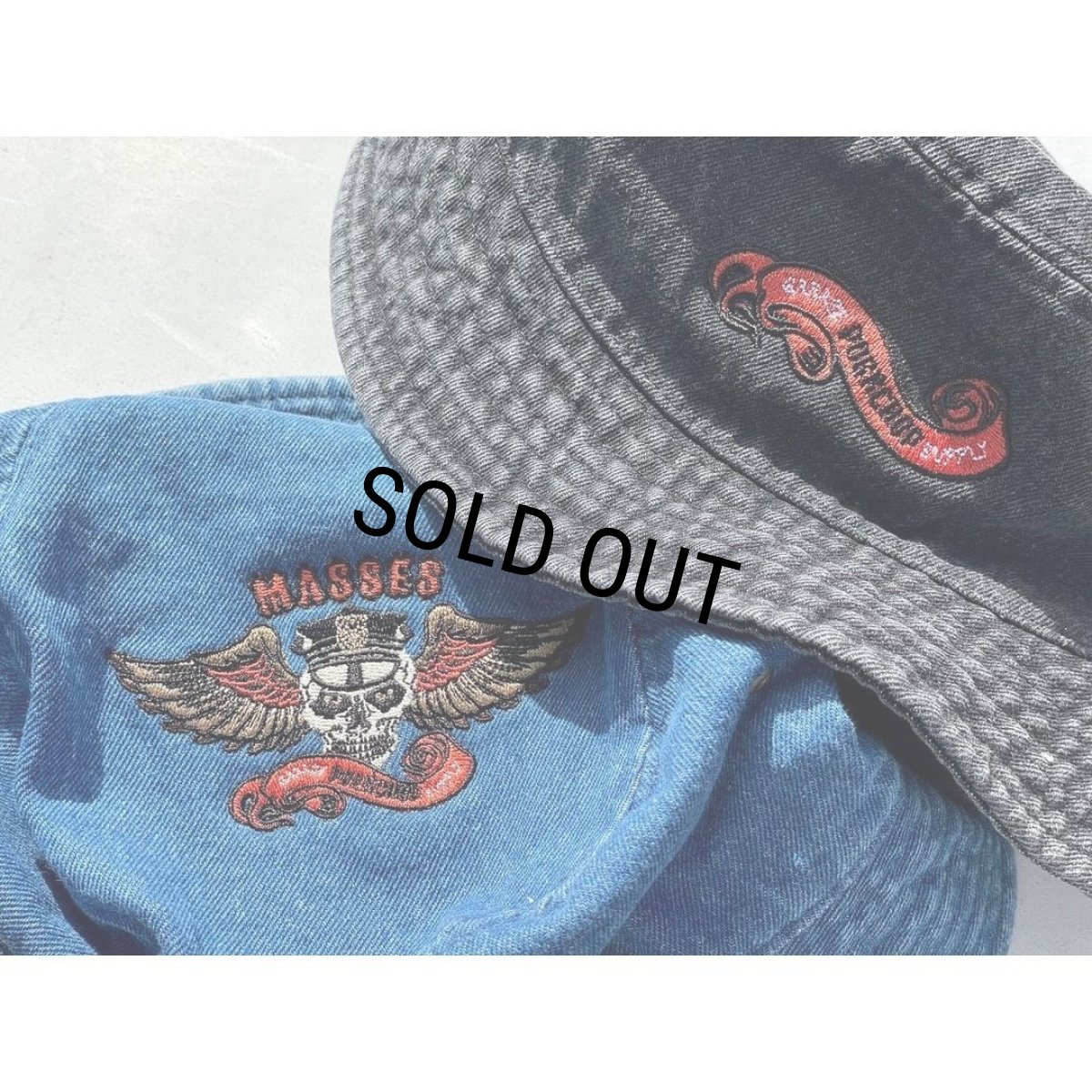 画像7: PORKCHOP/HAT-DENIM P（×MASSES）（INDIGO）［デニムバケットハット-24春夏］ (7)