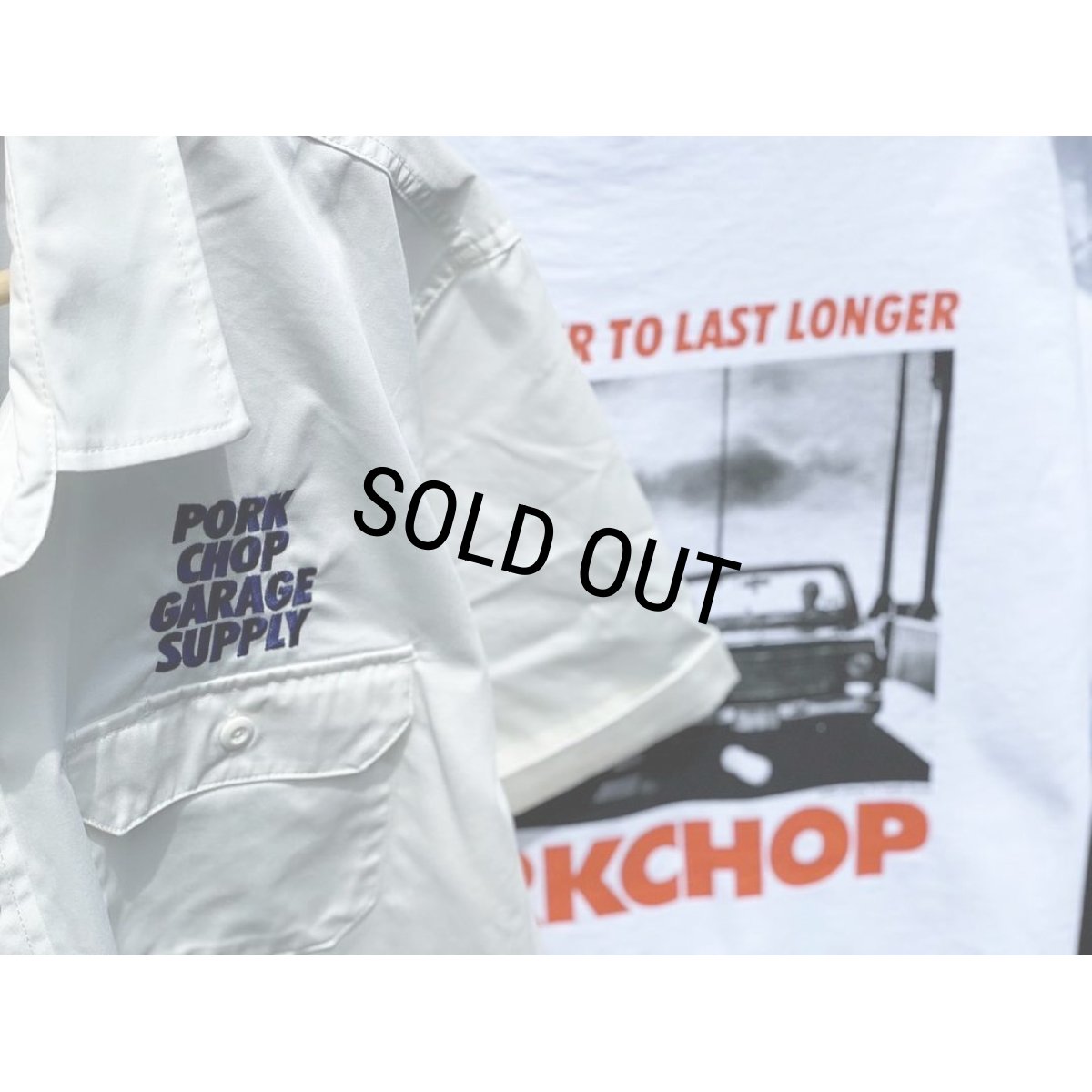 画像7: PORKCHOP/2nd C-10 PHOTO SHIRT（OFF WHITE）［フォトシャツ-24春夏］ (7)