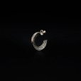 画像1: ANTIDOTE BUYERS CLUB/Engraved Triangle Earring（Silver） (1)