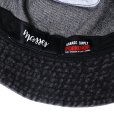 画像5: PORKCHOP/HAT-DENIM P（×MASSES）（BLACK）［デニムバケットハット-24春夏］