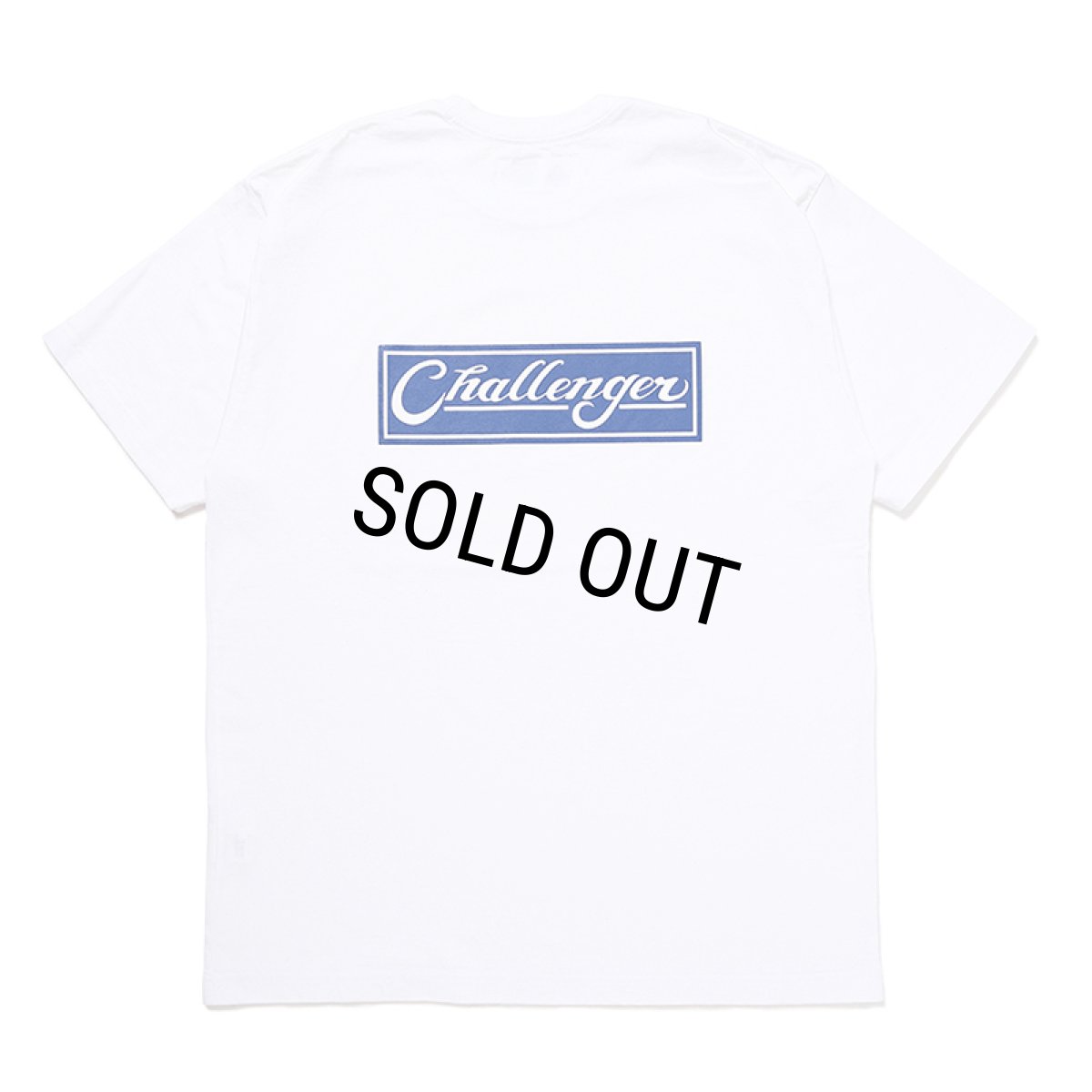画像1: CHALLENGER/BAR LOGO TEE（WHITE）［プリントT-24秋冬］ (1)