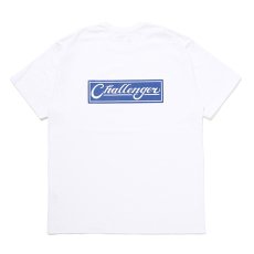 画像1: CHALLENGER/BAR LOGO TEE（WHITE）［プリントT-24秋冬］ (1)