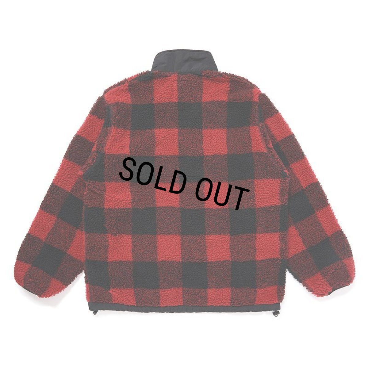 画像2: CHALLENGER/BUFFALO PLAID BOA JACKET（RED）［バッファローチェックボアJKT-24秋冬］ (2)