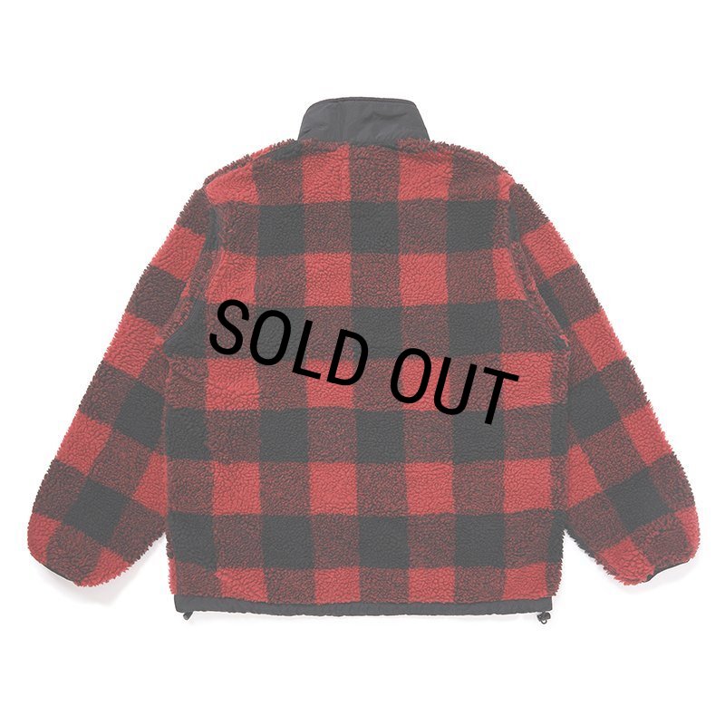 美品 CHALLEGER 18AW BUFFALO WORK JACKET M CHALLENGER/BUFFALO PLAID BOA JACKET（RED）［バッファローチェック