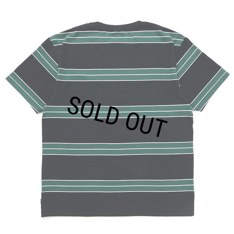 CHALLENGER/CLASSIC BORDER TEE（BLACK/GREEN）［クラシックボーダーT