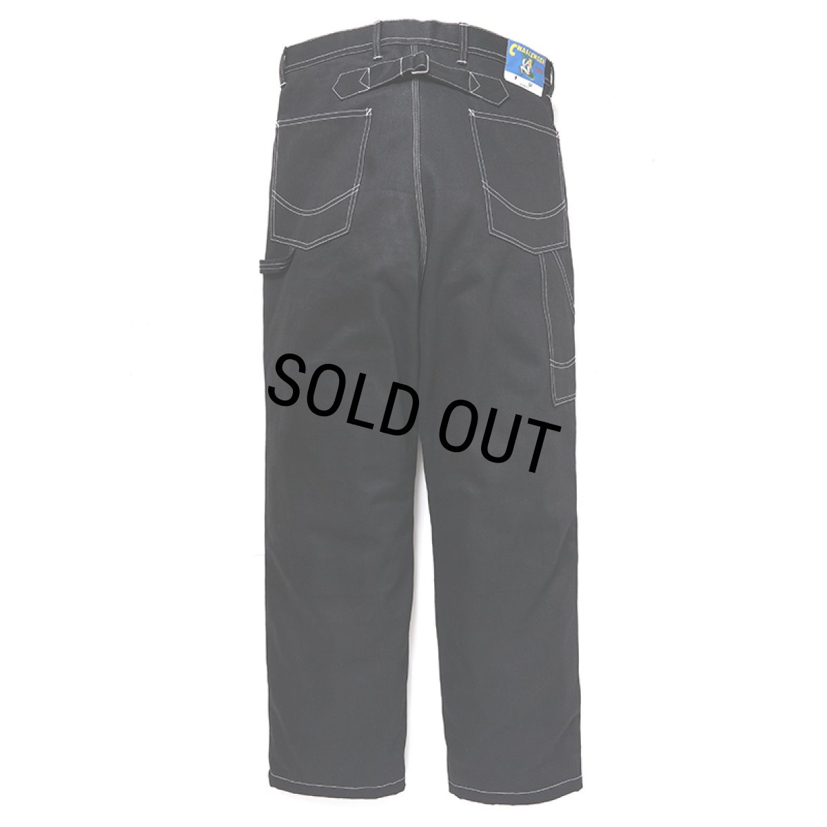 画像2: CHALLENGER/SUPERIOR PAINTER WARM PANTS（BLACK）［ペインターウォームパンツ-24秋冬］ (2)