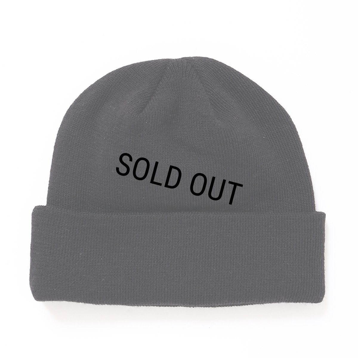 画像2: CHALLENGER/SAILOR KNIT CAP（BLACK）［セーラーニットキャップ-24秋冬］ (2)