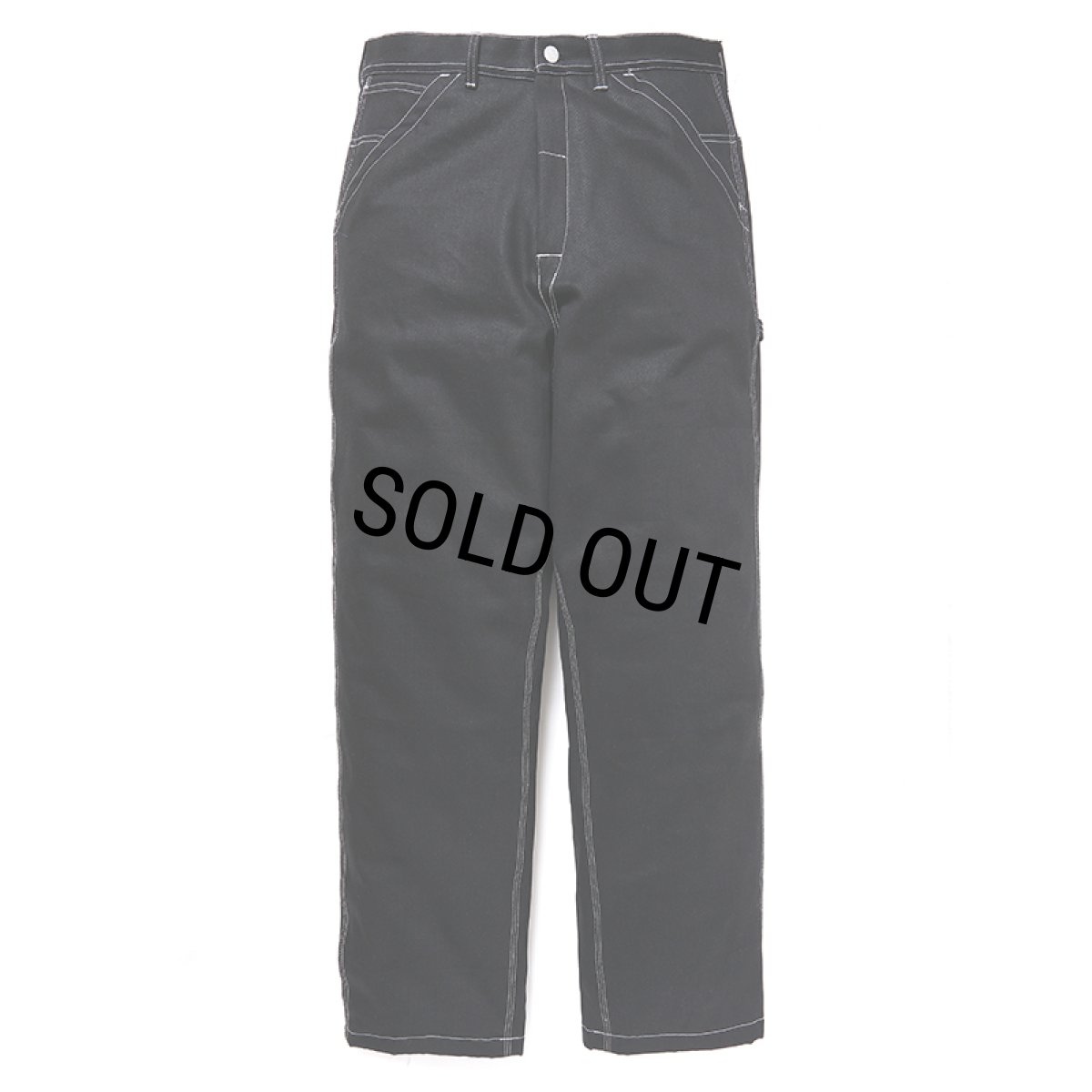 画像1: CHALLENGER/SUPERIOR PAINTER WARM PANTS（BLACK）［ペインターウォームパンツ-24秋冬］ (1)