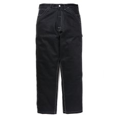 画像1: CHALLENGER/SUPERIOR PAINTER WARM PANTS（BLACK）［ペインターウォームパンツ-24秋冬］ (1)