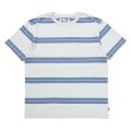 CHALLENGER/CLASSIC BORDER TEE（IVORY/BLUE GRAY）［クラシックボーダーT-24秋冬］
