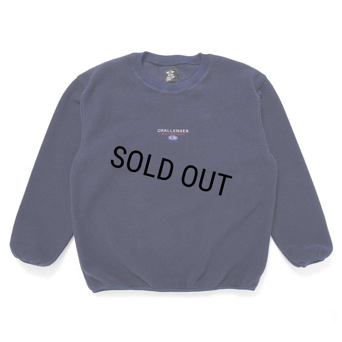 画像1: CHALLENGER/SAILOR C/N FLEECE（NAVY）［セーラークルーネックフリース-24秋冬］ (1)