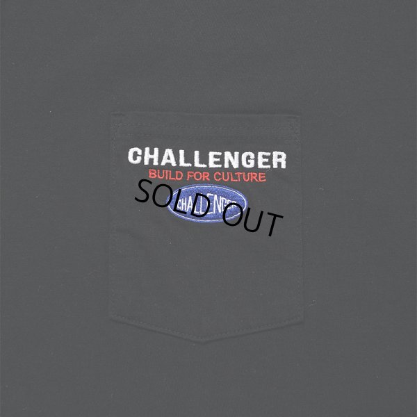 画像3: CHALLENGER/SAILOR LOGO POCKET TEE（BLACK）［刺繍ポケT-24秋冬］
