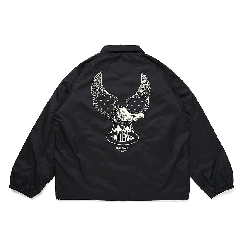 画像2: CHALLENGER/OVAL EAGLE COACH JACKET（BLACK）［オーバルイーグルコーチJKT-24秋冬］