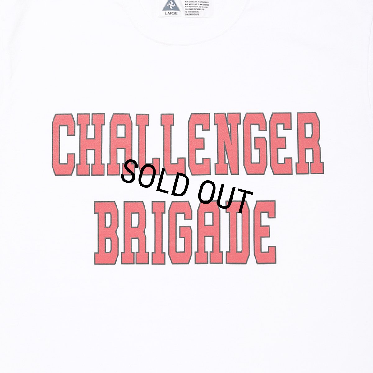 画像3: CHALLENGER/COLLEGE LOGO TEE（WHITE）［プリントT-24秋冬］ (3)