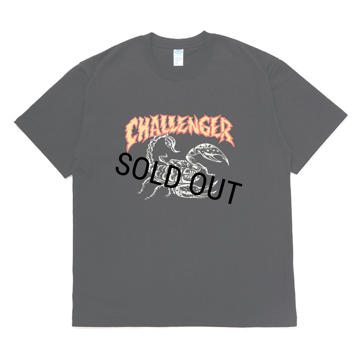 画像1: CHALLENGER/SCORPION TEE（BLACK）［プリントT-24秋冬］ (1)