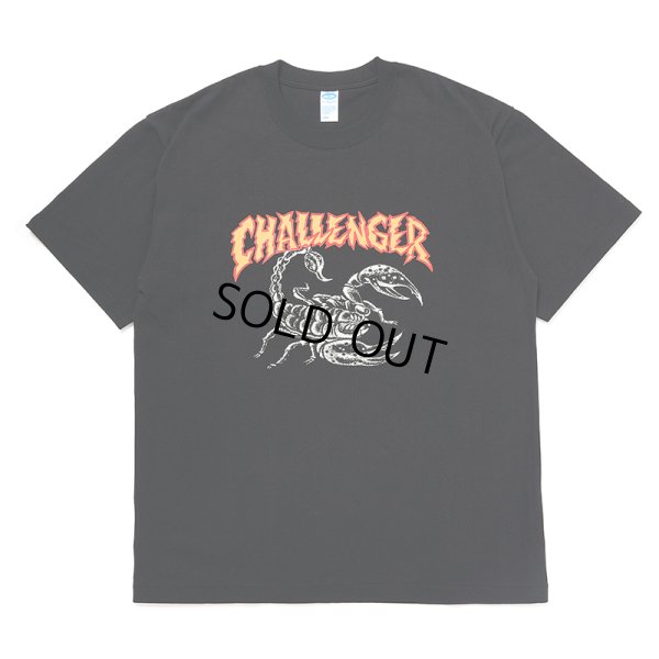 画像1: CHALLENGER/SCORPION TEE（BLACK）［プリントT-24秋冬］