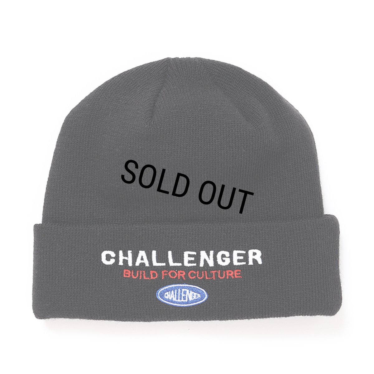 画像1: CHALLENGER/SAILOR KNIT CAP（BLACK）［セーラーニットキャップ-24秋冬］ (1)