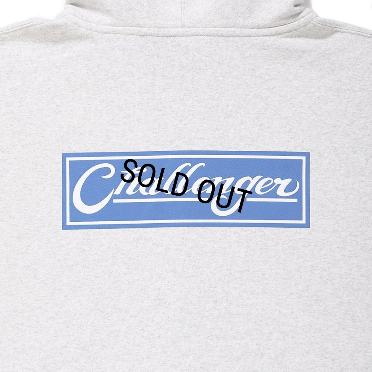 画像5: CHALLENGER/BAR LOGO ZIP HOODIE（GRAY）［ジップフーディー-24秋冬］ (5)