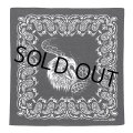 CHALLENGER/EAGLE HEAD BANDANA（BLACK）［イーグルヘッドバンダナ-24秋冬］