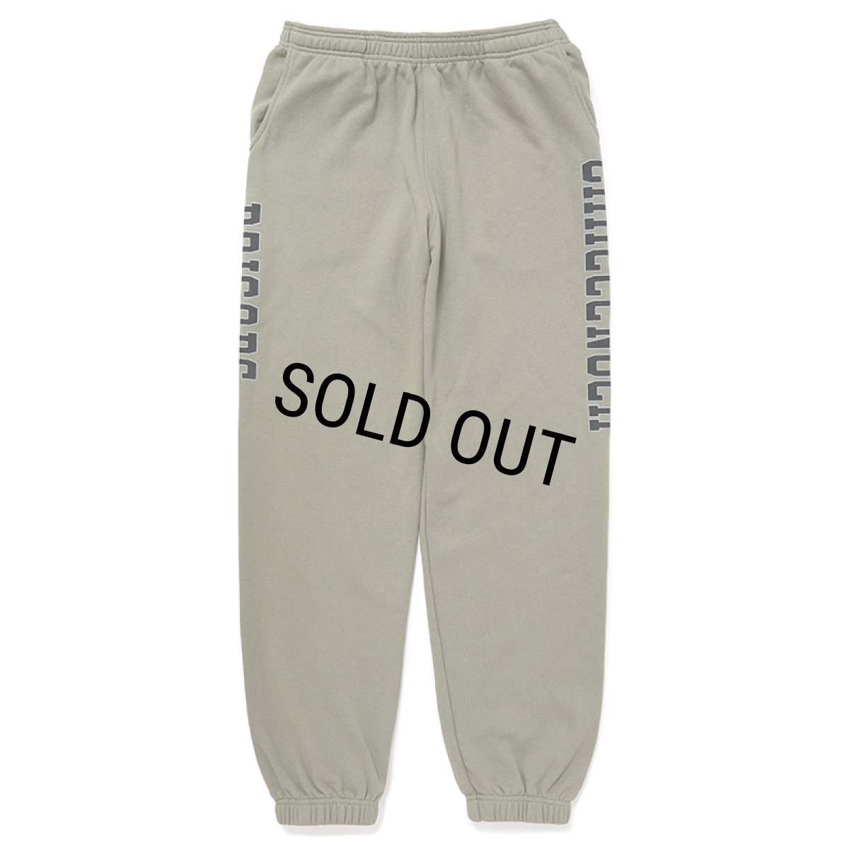 画像1: CHALLENGER/COLLEGE SWEAT PANTS（KHAKI）［カレッジスウェットパンツ-24秋冬］ (1)