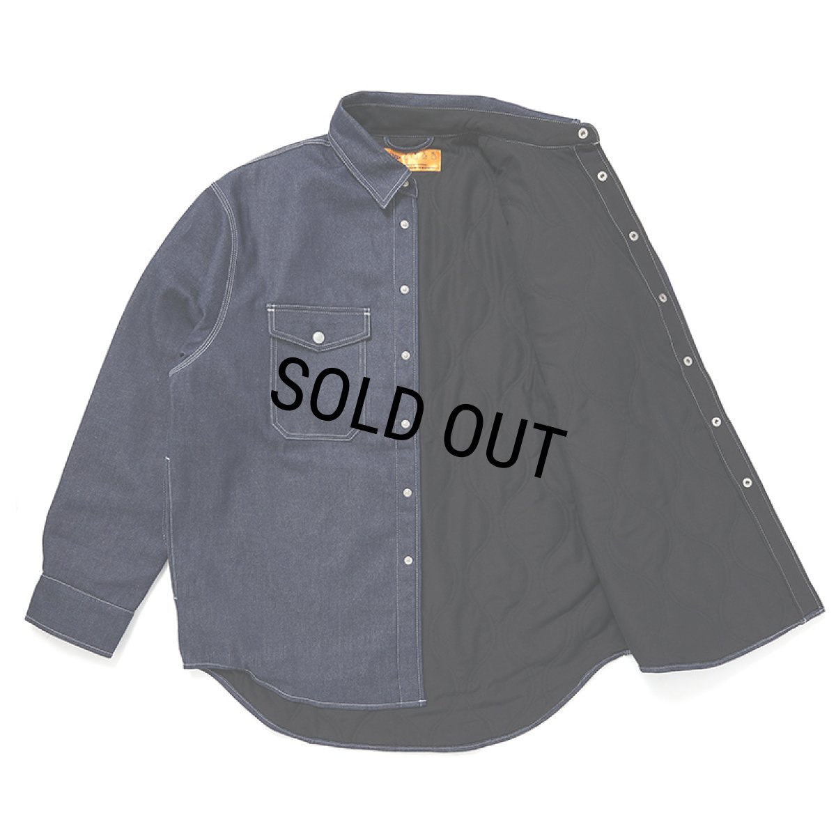 画像3: CHALLENGER/DENIM LINING SHIRT（INDIGO）［デニムライニングシャツ-24秋冬］ (3)