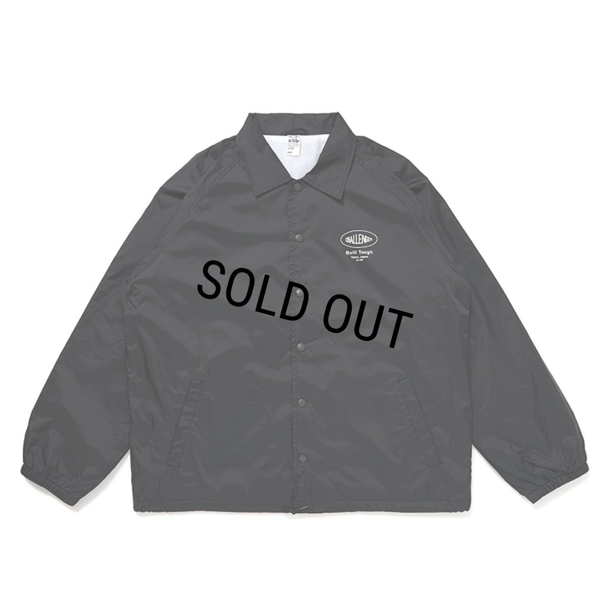画像2: CHALLENGER/OVAL EAGLE COACH JACKET（BLACK）［オーバルイーグルコーチJKT-24秋冬］ (2)