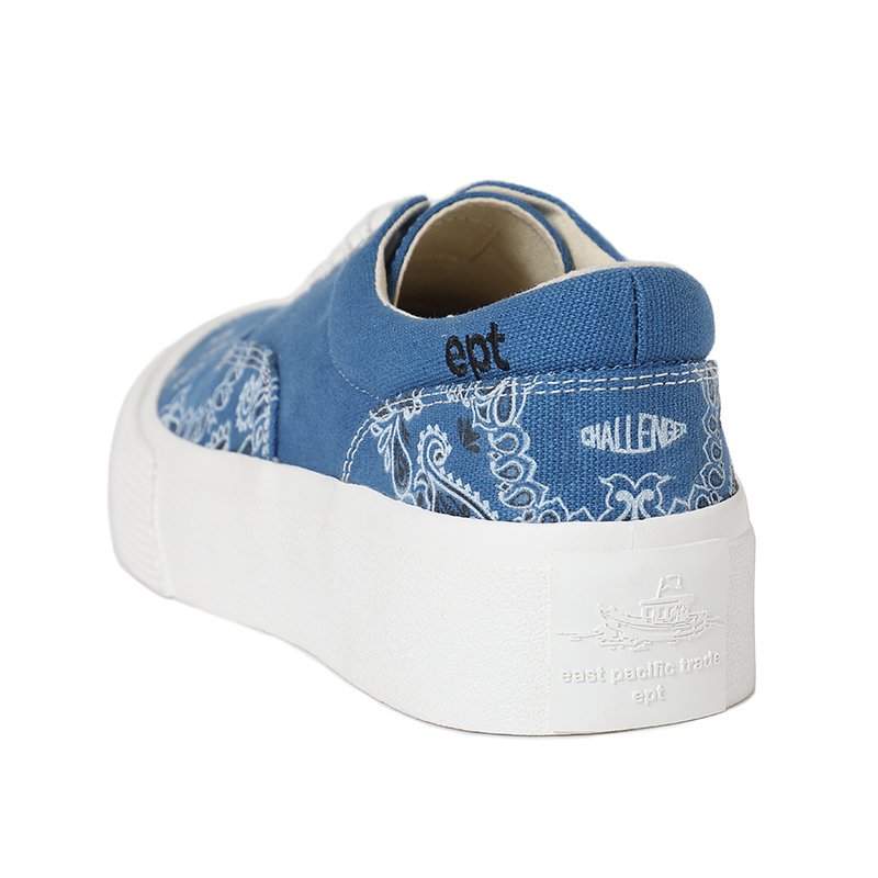 画像2: CHALLENGER/BANDANA SNEAKERS（×ept）（NAVY）［バンダナスニーカー-24秋冬］