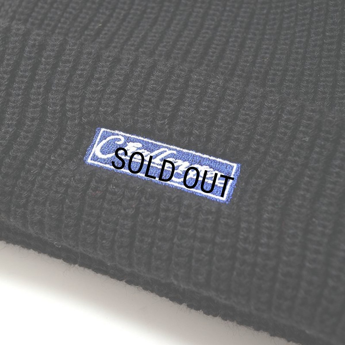 画像3: CHALLENGER/BAR LOGO KNIT CAP（BLACK）［バーロゴニットキャップ-24秋冬］ (3)