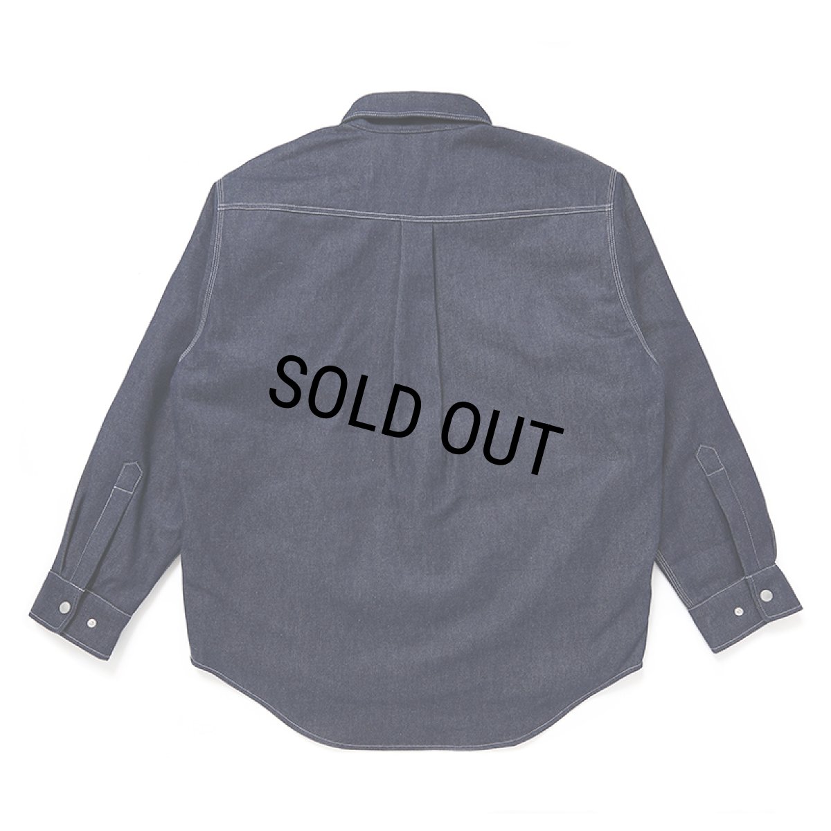 画像2: CHALLENGER/DENIM LINING SHIRT（INDIGO）［デニムライニングシャツ-24秋冬］ (2)