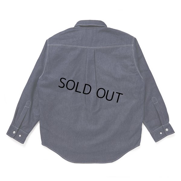 画像2: CHALLENGER/DENIM LINING SHIRT（INDIGO）［デニムライニングシャツ-24秋冬］