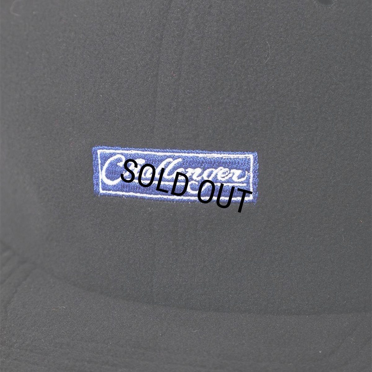 画像3: CHALLENGER/BAR LOGO FLEECE CAP（BLACK）［バーロゴフリースキャップ-24秋冬］ (3)