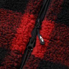 画像4: CHALLENGER/BUFFALO PLAID BOA JACKET（RED）［バッファローチェックボアJKT-24秋冬］ (4)