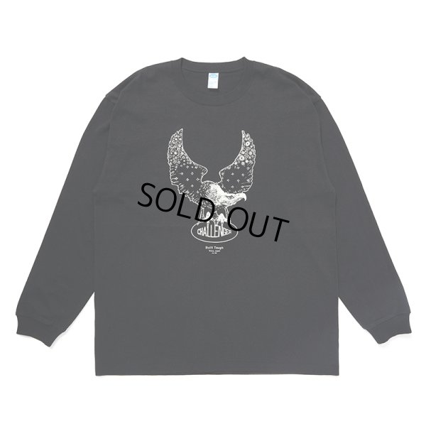 画像1: CHALLENGER/L/S OVAL EAGLE TEE（BLACK）［プリント長袖T-24秋冬］