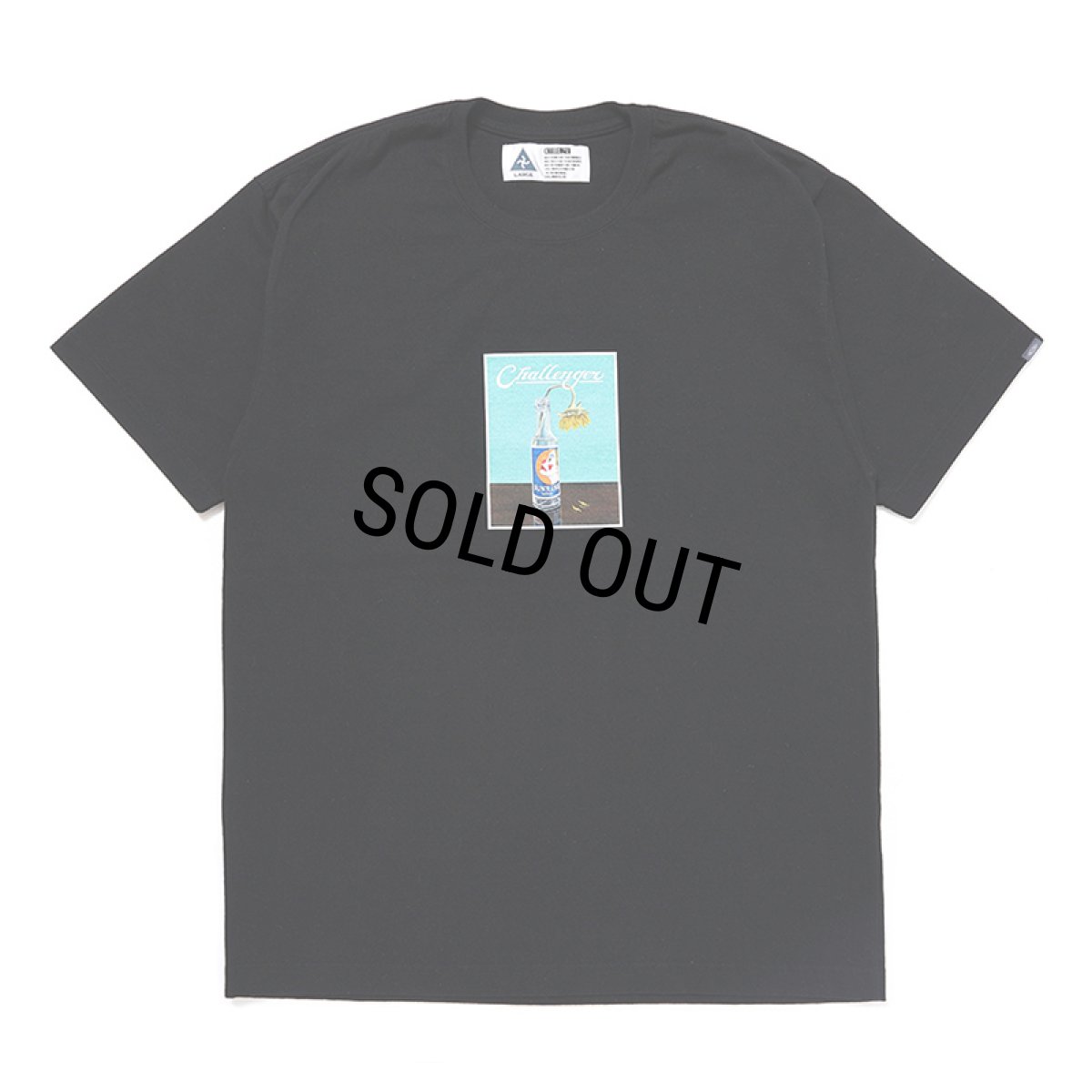 画像1: CHALLENGER/SUNRISE TEE（BLACK）［プリントT-24秋冬］ (1)