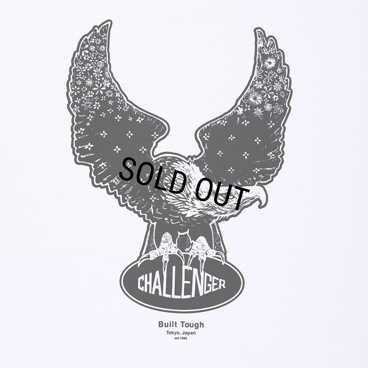 画像3: CHALLENGER/OVAL EAGLE TEE（WHITE）［プリントT-24秋冬］ (3)