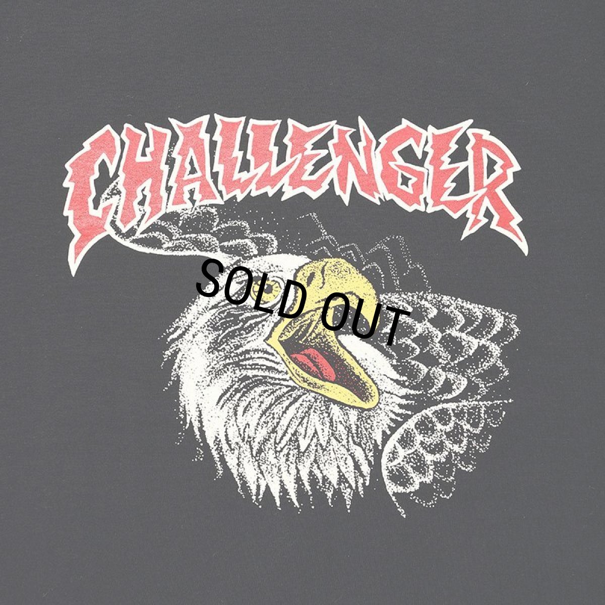 画像3: CHALLENGER/EAGLE HEAD TEE（BLACK）［プリントT-24秋冬］ (3)