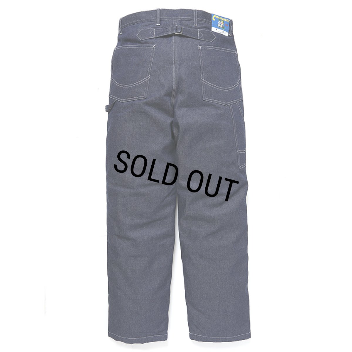 画像2: CHALLENGER/SUPERIOR PAINTER WARM PANTS（INDIGO）［ペインターウォームパンツ-24秋冬］ (2)