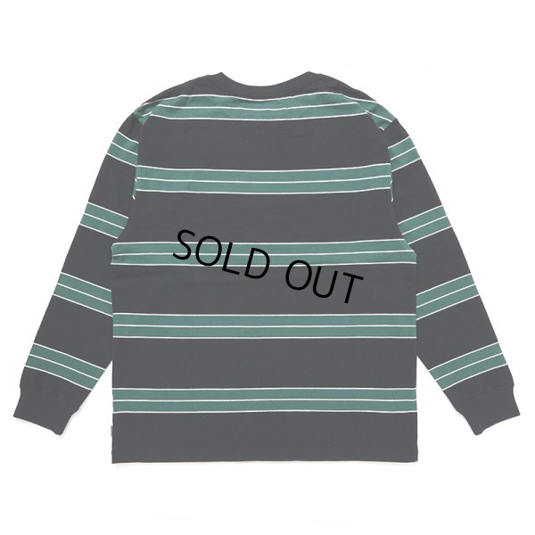 画像2: CHALLENGER/L/S CLASSIC BORDER TEE（BLACK/GREEN）［クラシックボーダー長袖T-24秋冬］