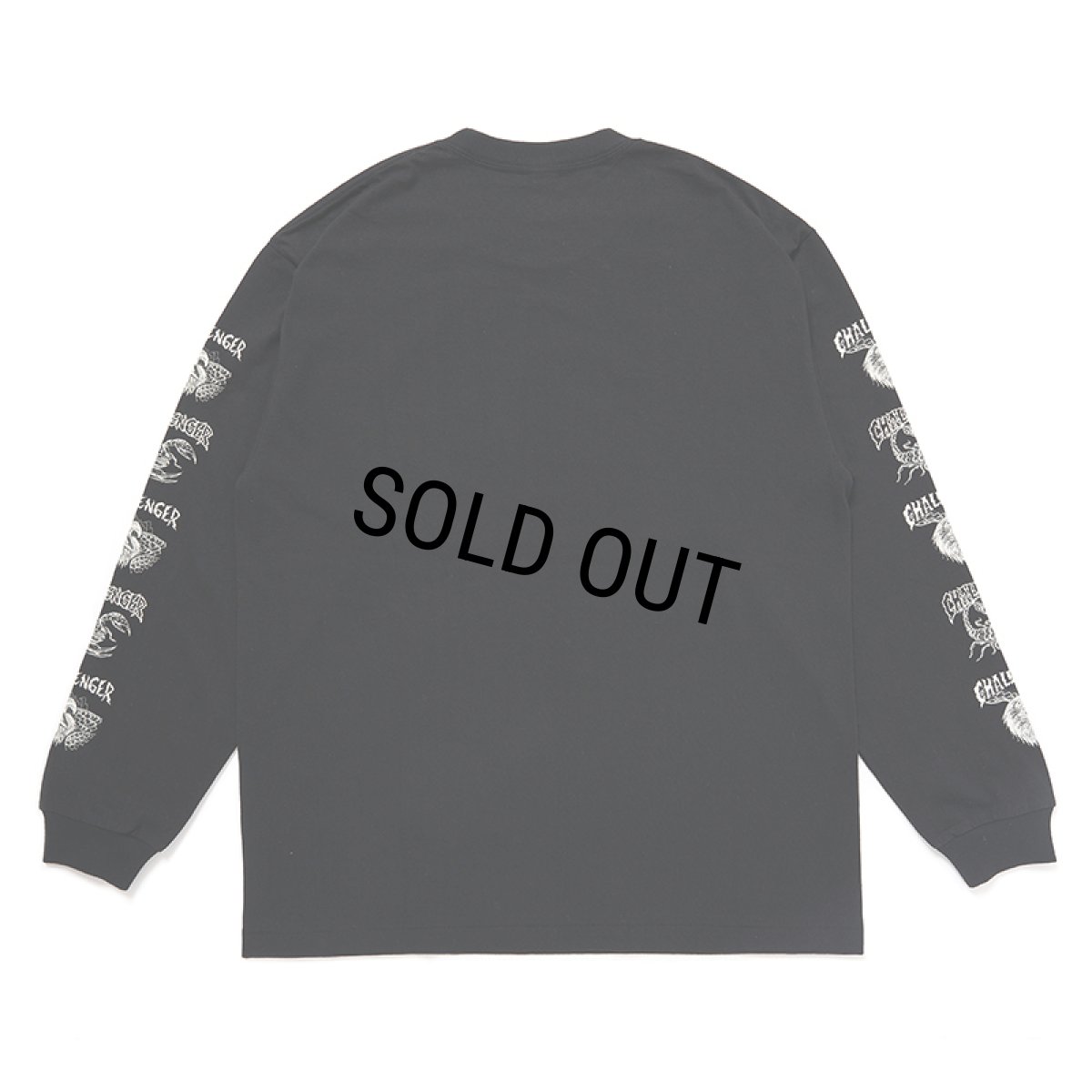 画像2: CHALLENGER/L/S SCORPION TEE（BLACK）［プリント長袖T-24秋冬］ (2)