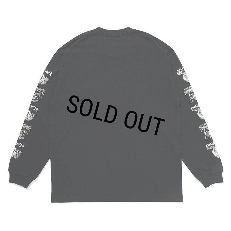 CHALLENGER/L/S SCORPION TEE（BLACK）［プリント長袖T-24秋冬］ - JONAS
