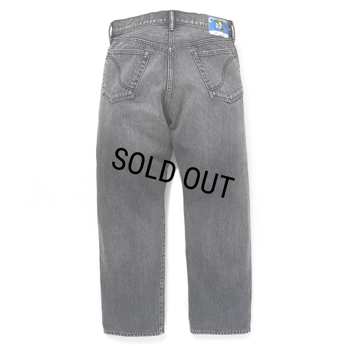 画像2: CHALLENGER/CLASSIC WASHED DENIM PANTS（WASHED BLACK）［クラシックウォッシュドデニムパンツ-24秋冬］ (2)