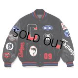 CHALLENGER/15th VARSITY JACKET（BLACK）［15周年ヴァーシティJKT-24秋冬］