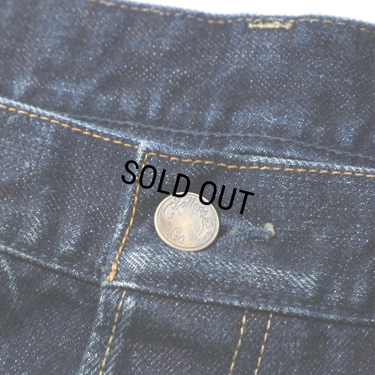 画像4: CHALLENGER/CLASSIC WASHED DENIM PANTS（WASHED INDIGO）［クラシックウォッシュドデニムパンツ-24秋冬］ (4)