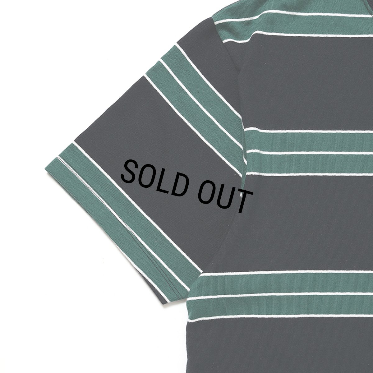 画像4: CHALLENGER/CLASSIC BORDER TEE（BLACK/GREEN）［クラシックボーダーT-24秋冬］ (4)