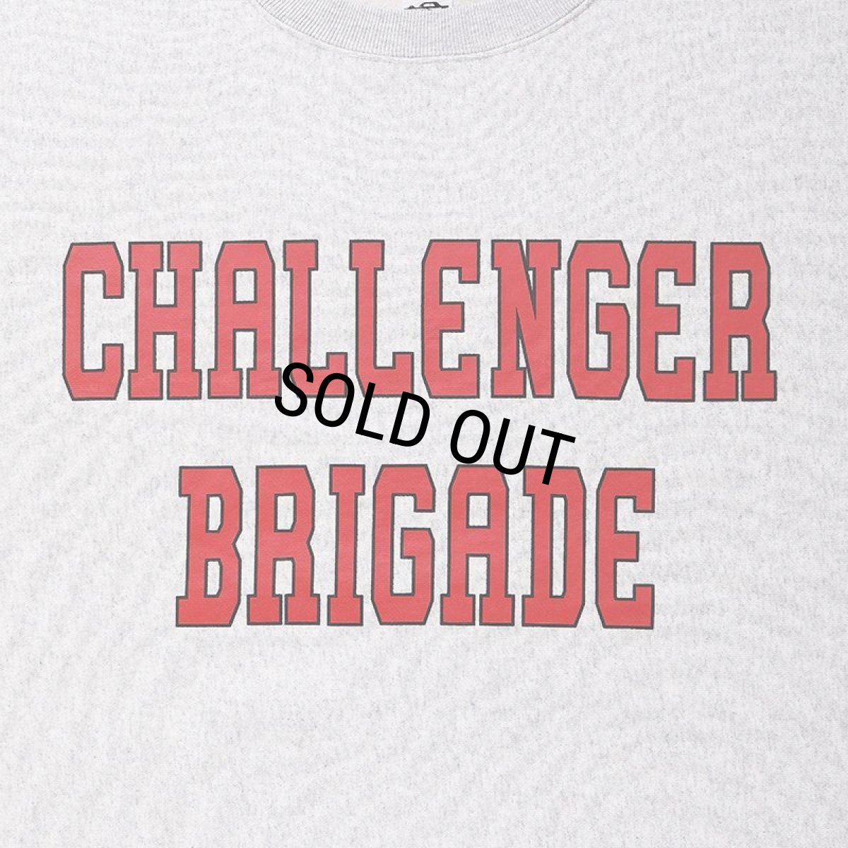 画像3: CHALLENGER/COLLEGE LOGO C/N SWEAT（GRAY）［クルーネックスウェット-24秋冬］ (3)