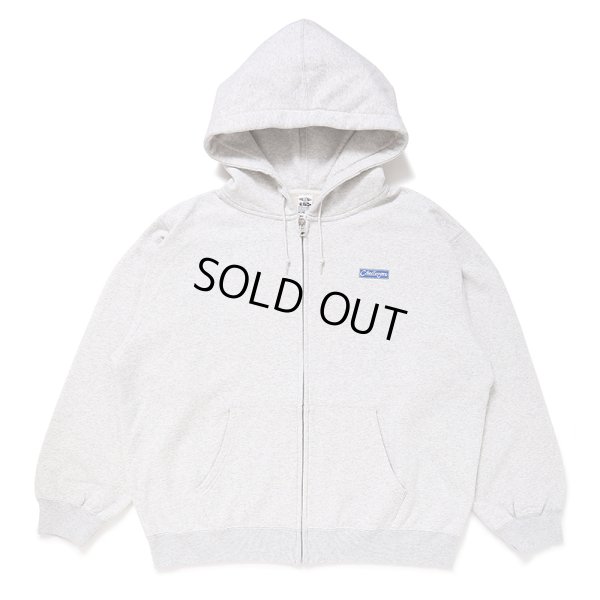 画像2: CHALLENGER/BAR LOGO ZIP HOODIE（GRAY）［ジップフーディー-24秋冬］