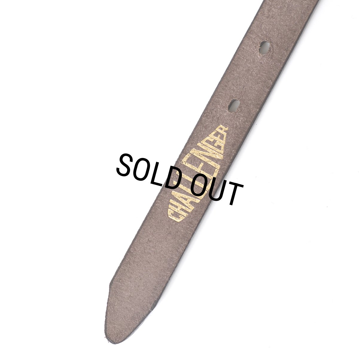 画像2: CHALLENGER/LEATHER BELT（BROWN）［レザーベルト-24秋冬］ (2)