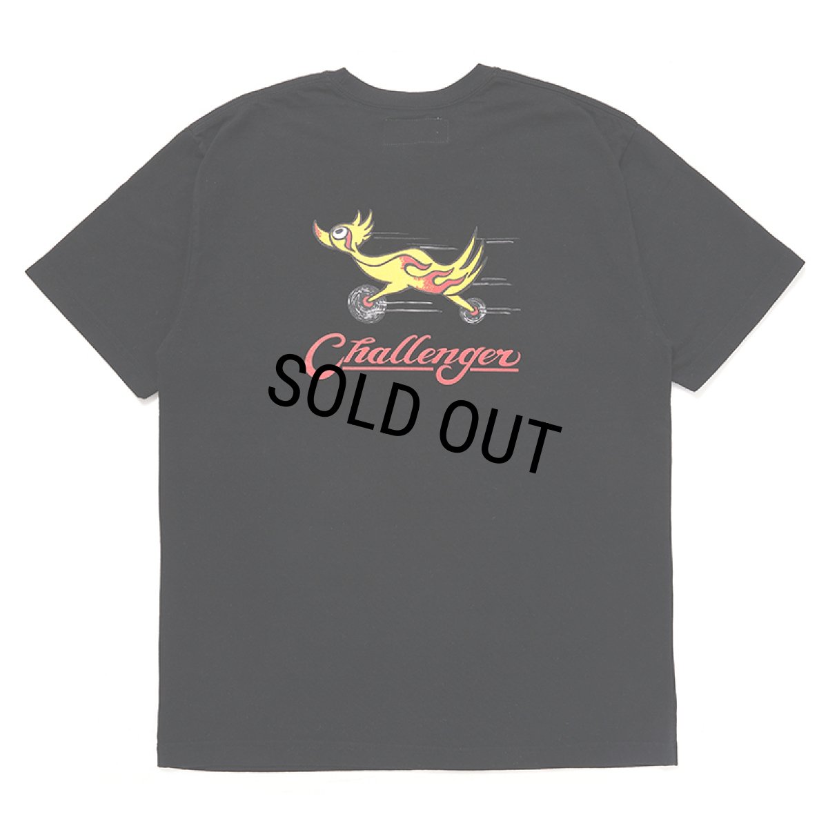 画像1: CHALLENGER/FIRE BIRD TEE（BLACK）［プリントT-24秋冬］ (1)